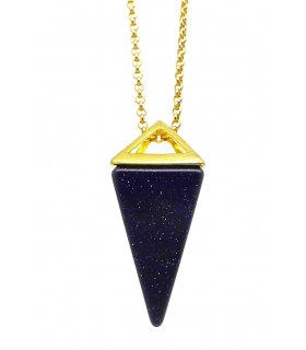 Sautoir Blue Goldstone - Les Bijoux Acidules Sautoir Blue Goldstone - Les Bijoux Acidules