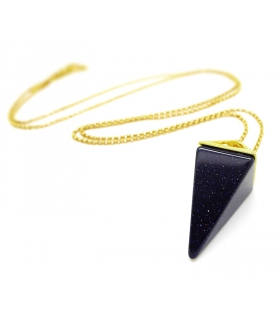Sautoir Blue Goldstone - Les Bijoux Acidules Sautoir Blue Goldstone - Les Bijoux Acidules
