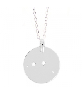 Collier Constellation du Bélier en argent 925 - Bijoux créateur zodiaque
