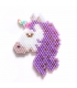 Lilac Unicorn Miyuki Brooch