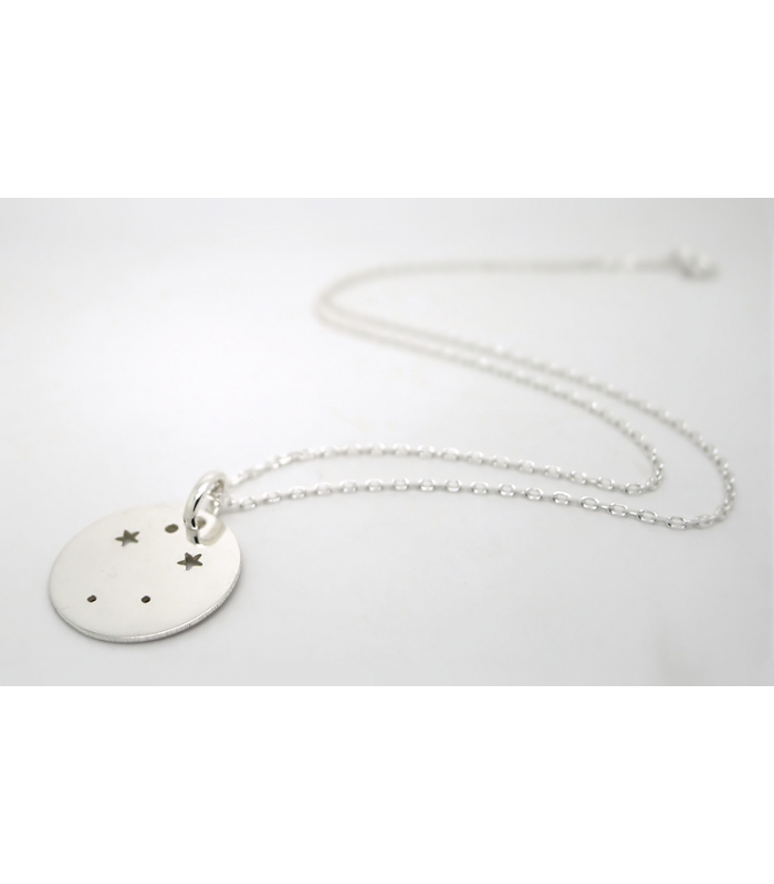 Collier Constellation de la Balance en argent - Bijoux créateur zodiaque