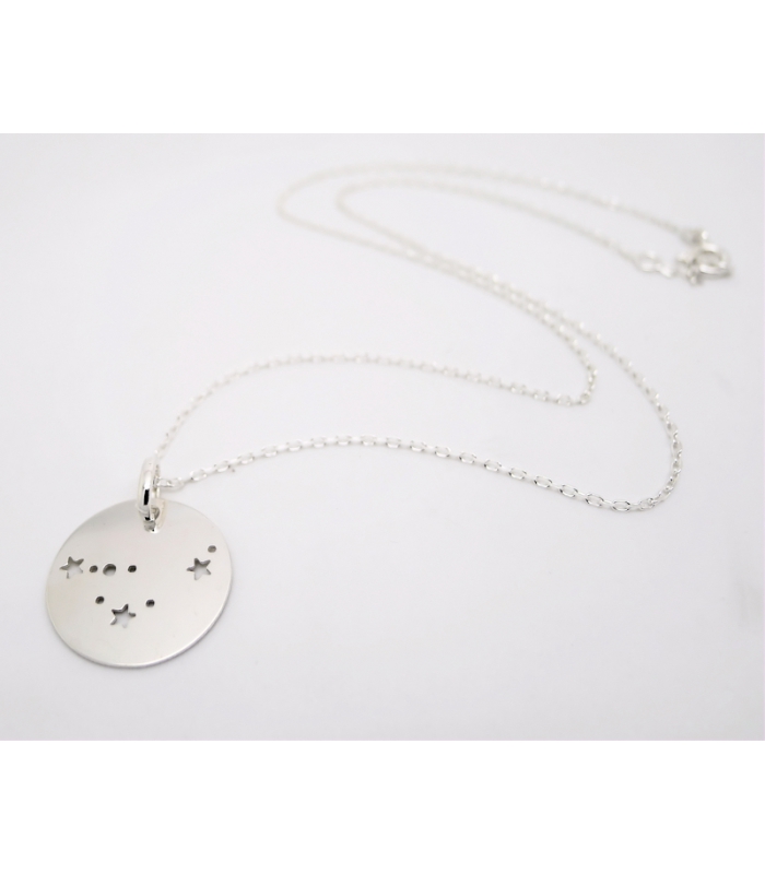 Collier Constellation du Capricorne en argent - Bijoux créateur zodiaque