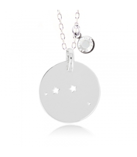 Collier Constellation du Bélier en argent 925 - Bijoux créateur zodiaque