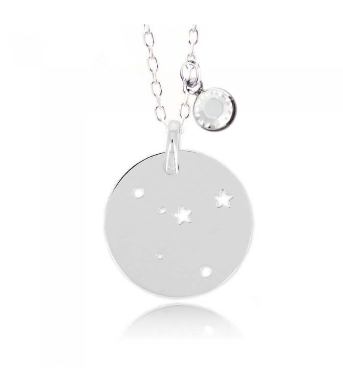 Collier Constellation du Cancer en argent 925 - Bijoux créateur zodiaque