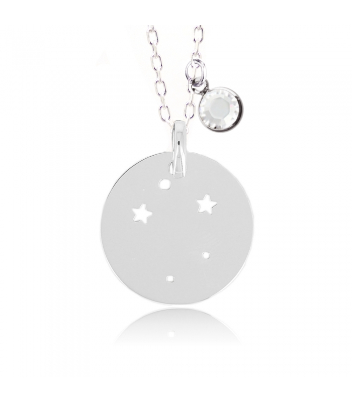 Collier Constellation de la Balance en argent - Bijoux créateur zodiaque