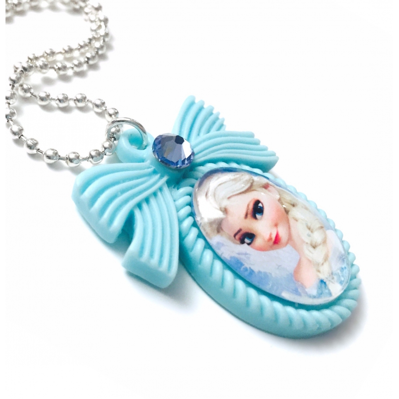 Collier Reine des neiges pour petite fille - Collier - Reine des neiges -  Enfant