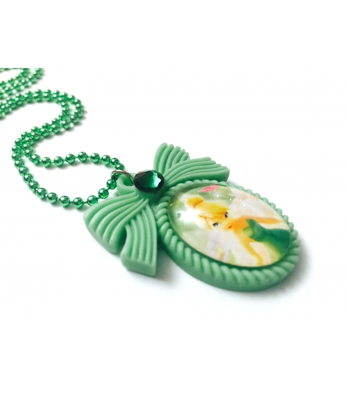 Collier Fée Clochette - Collier fantaisie - Les Bijoux Acidules