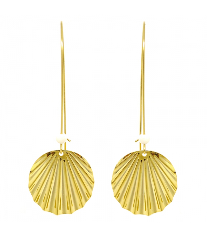 Boucles d'oreilles Coquillage et Nacre - Bijoux créateur tendance