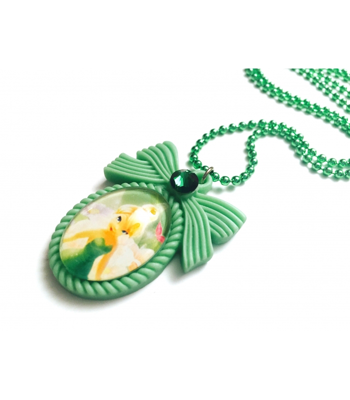 Collier Fée Clochette - Collier fantaisie - Les Bijoux Acidules