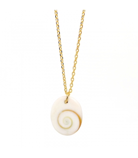 Collier Oeil de Sainte Lucie plaqué or 3 microns - Les Bijoux Acidules