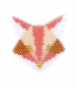 Broche Miyuki Renard Roux - Les Bijoux Acidules