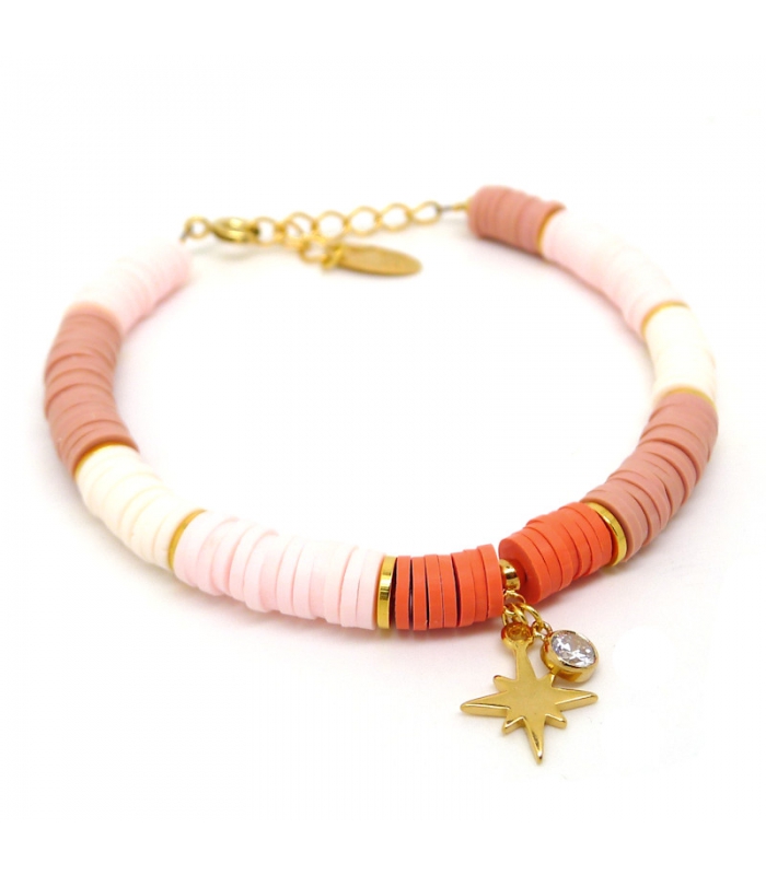 copy of Forest Heishi bracelet