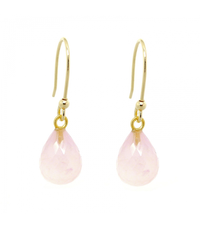 copy of Art déco golden brass and green cristal earrings