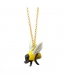 Collier Abeille - Bijoux animaux en porcelaine - Les Bijoux Acidules