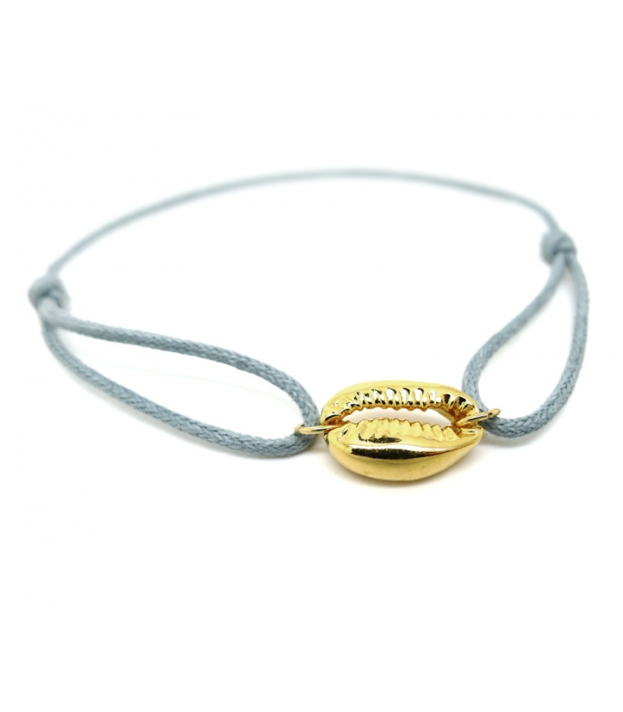 Gold plated Boho Cauri bracelet