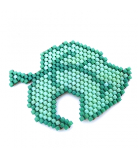 Miyuki Leaf Brooch Miyuki Leaf Brooch