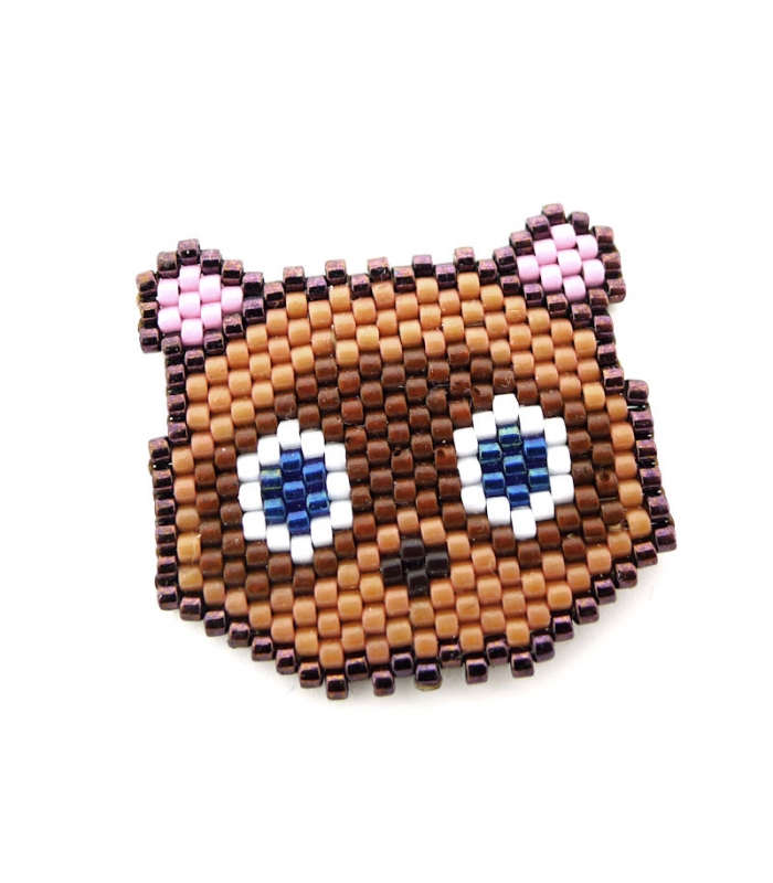 Miyuki Tanuki Brooch