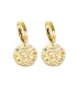 Gold plated Gemini earrings