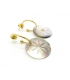 North Star mother of pearl earrings