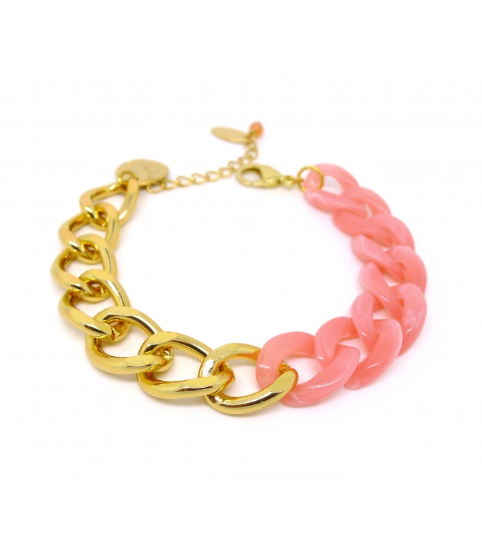 Bracelet Pantone Rose Pêche - Les Bijoux Acidules