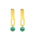 copy of Pink Arty earrings - stainless steel and agate stone