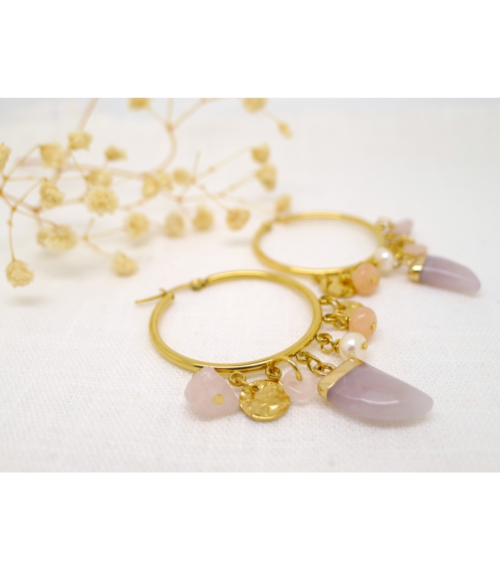 Imany Quartz earrings