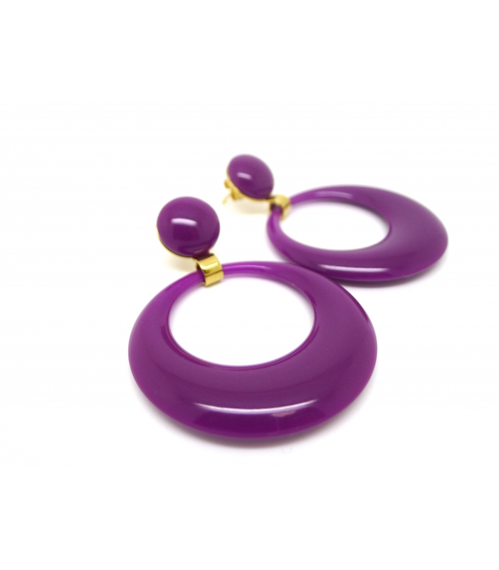 Boucles d'oreilles Pantone Ultra Violet - Les Bijoux Acidules
