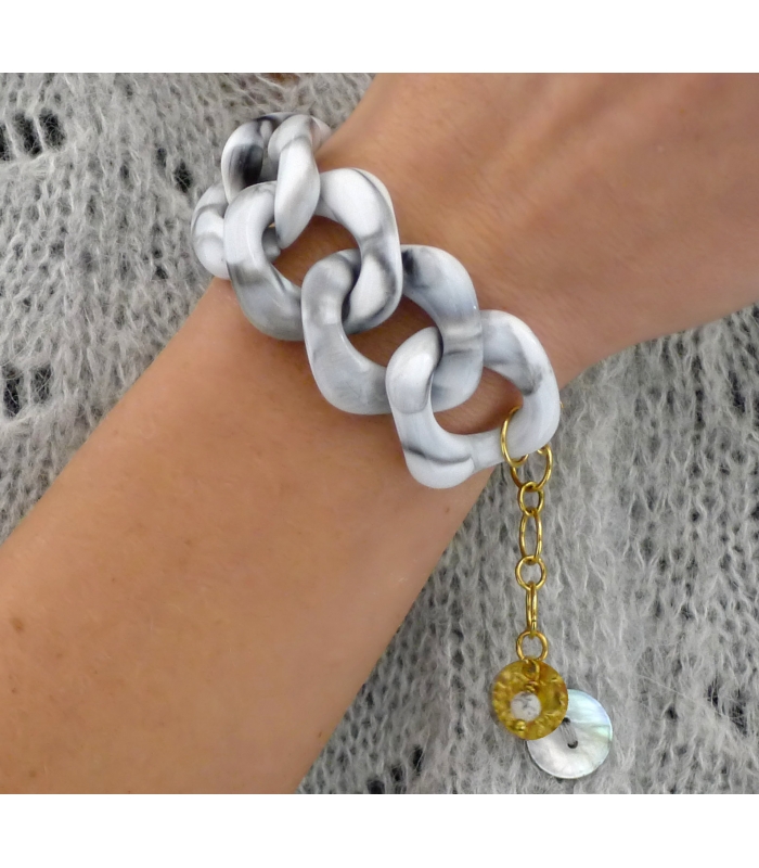 Marble white Pantone bracelet