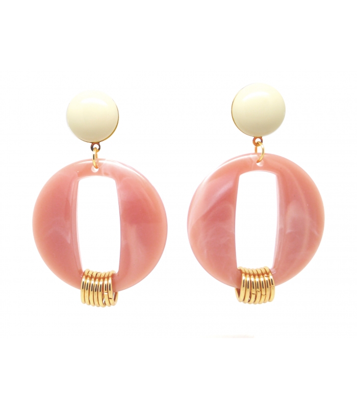 copy of Boucles d'oreilles Voyage Vieux Rose - Les Bijoux Acidules