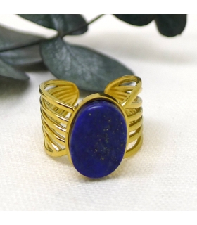 Lapis Lazuli ajustable ring - Boho jewel Lapis Lazuli ajustable ring - Boho jewel