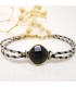 Bracelet Stone Onyx noir - Les Bijoux Acidules