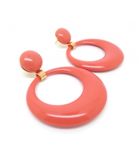 copy of Hot Pink Pantone earrings