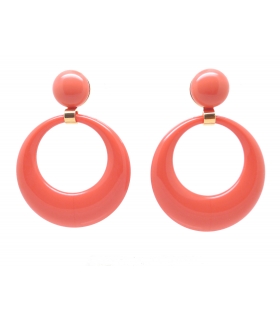 copy of Hot Pink Pantone earrings