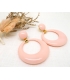 Boucles d'oreilles Pantone Baby Pink - Les Bijoux Acidules