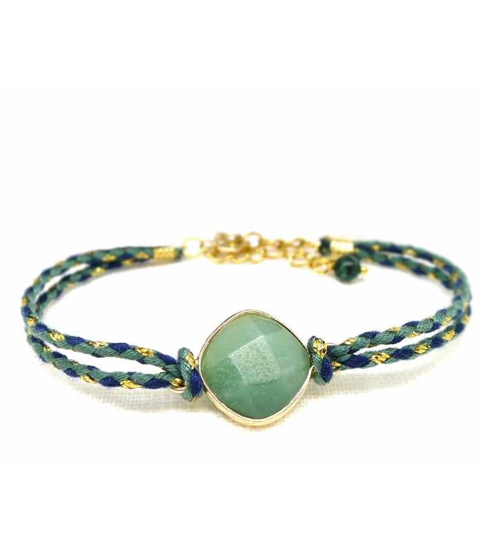 Bracelet Stone Aventurine - Les Bijoux Acidules