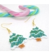 copy of Gingerman earrings - Miyuki brickstitch jewels