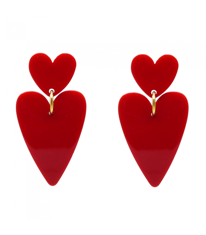Boucles d'oreilles True Love - Tendance 80's - Les Bijoux Acidules