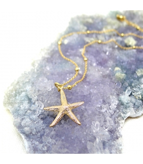 Collier étoile de Mer plaqué or 3 microns – Bijou inspiré de la mer - Les