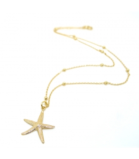 Gold Starfish Necklace – Ocean-Inspired Jewelry (3 Micron Gold Gold Starfish Necklace – Ocean-Inspired Jewelry (3 Micron Gold