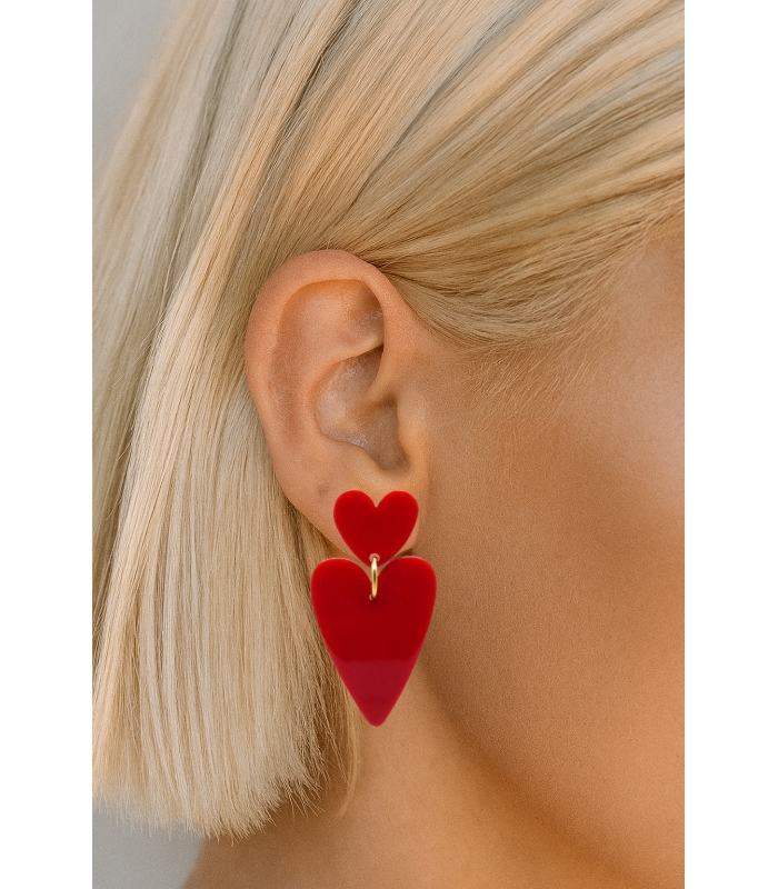 Boucles d'oreilles True Love - Tendance 80's - Les Bijoux Acidules