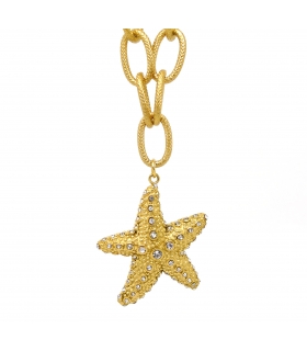 Collier étoile de Mer à strass – Bijou inspiré de l'Océan - Les Bijoux