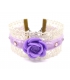 Bracelet rose mauve - Les Bijoux Acidules