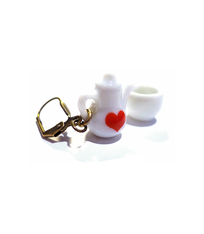 Boucles d'oreilles Tea Time - Bijoux créateur gourmands