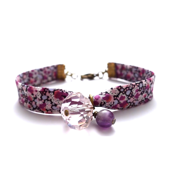 Bracelet Liberty Iris - bracelet fantaisie créateur - Les Bijoux Acidules