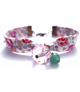 Bracelet Liberty Rose- bracelet fantaisie créateur - Les Bijoux Acidules Bracelet Liberty Rose- bracelet fantaisie créateur - Les Bijoux Acidules