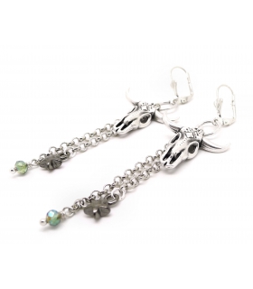 Boucles d'oreilles Bull - Bijoux boho chic - Les Bijoux Acidules