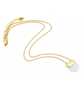 Collier mi-long Quartz - Bijoux Bohème - Les Bijoux Acidules Collier mi-long Quartz - Bijoux Bohème - Les Bijoux Acidules