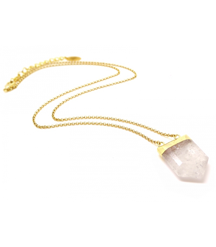 Quartz pendant - Boho Jewels