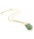 Collier mi-long Aventurine - Bijoux Bohème - Les Bijoux Acidules