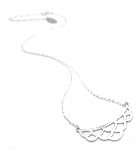 Collier Ecailles en argent 925 - Bijoux boho chic -  Les Bijoux Acidules